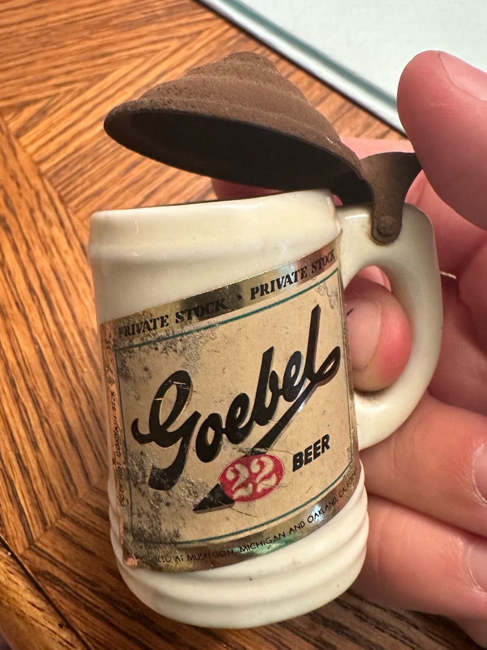 VTG Goebel 22 Beer Miniature Ceramic Beer Stein